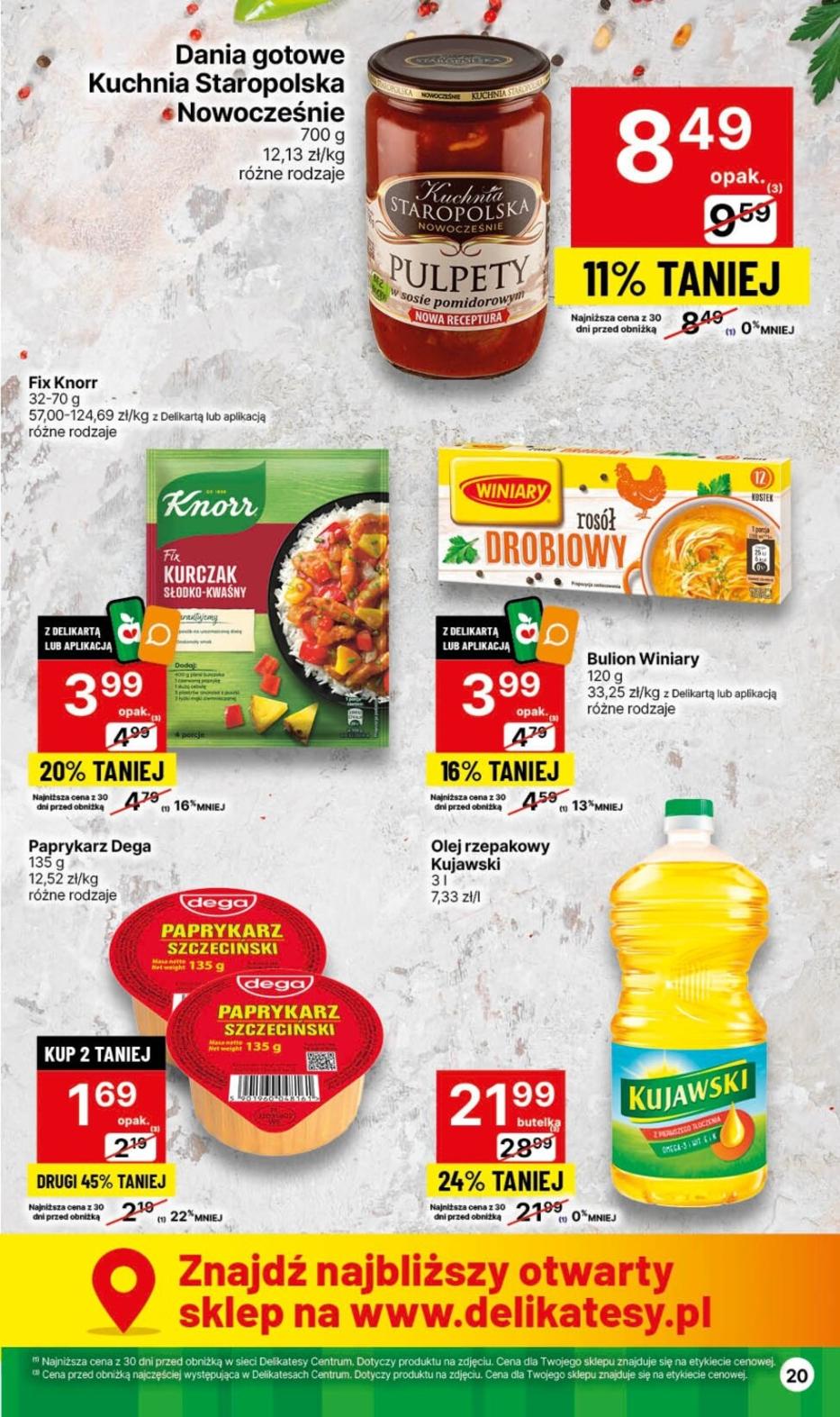 Gazetka promocyjna Delikatesy Centrum str. 20