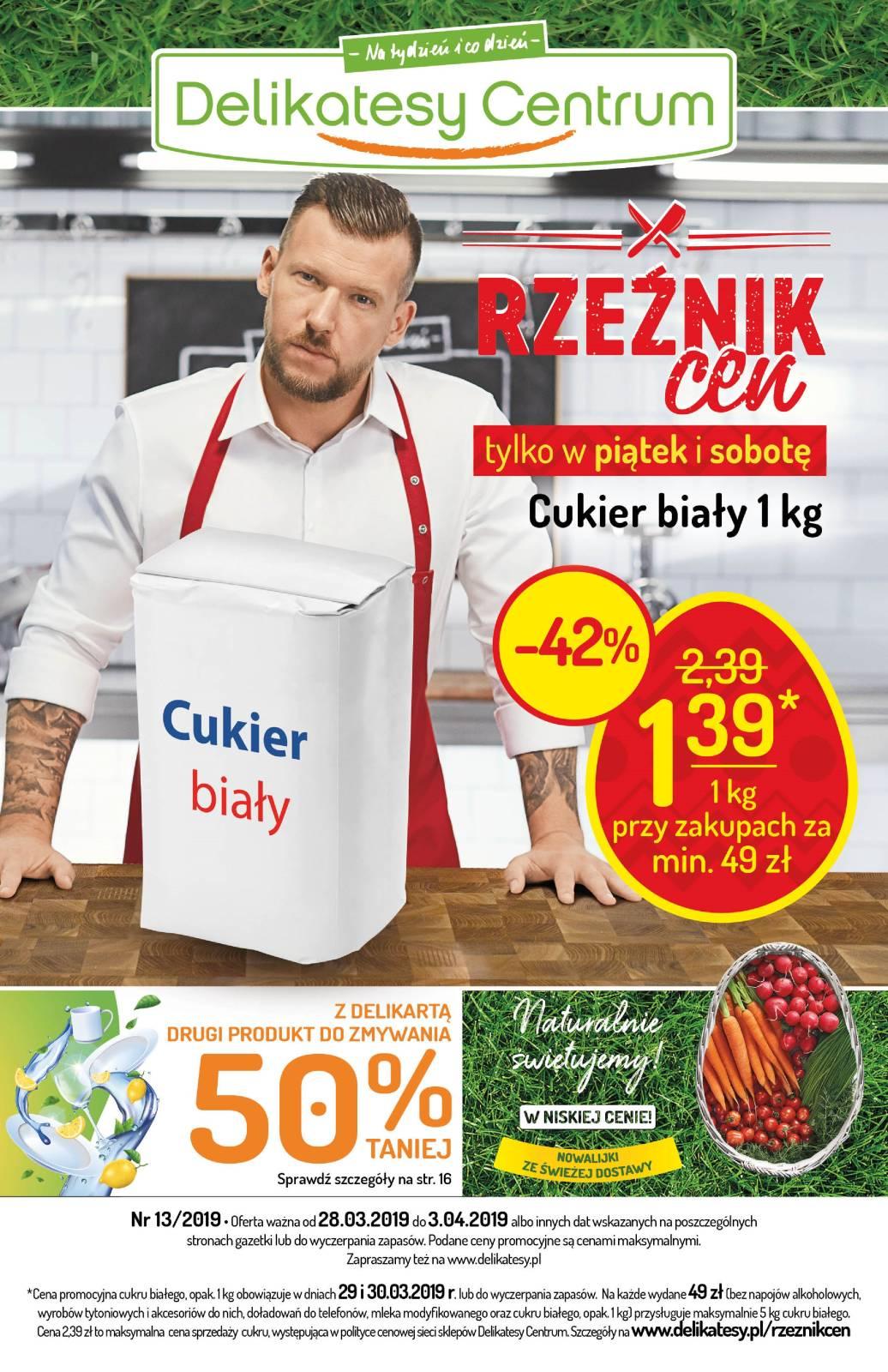 Gazetka promocyjna Delikatesy Centrum str. 1