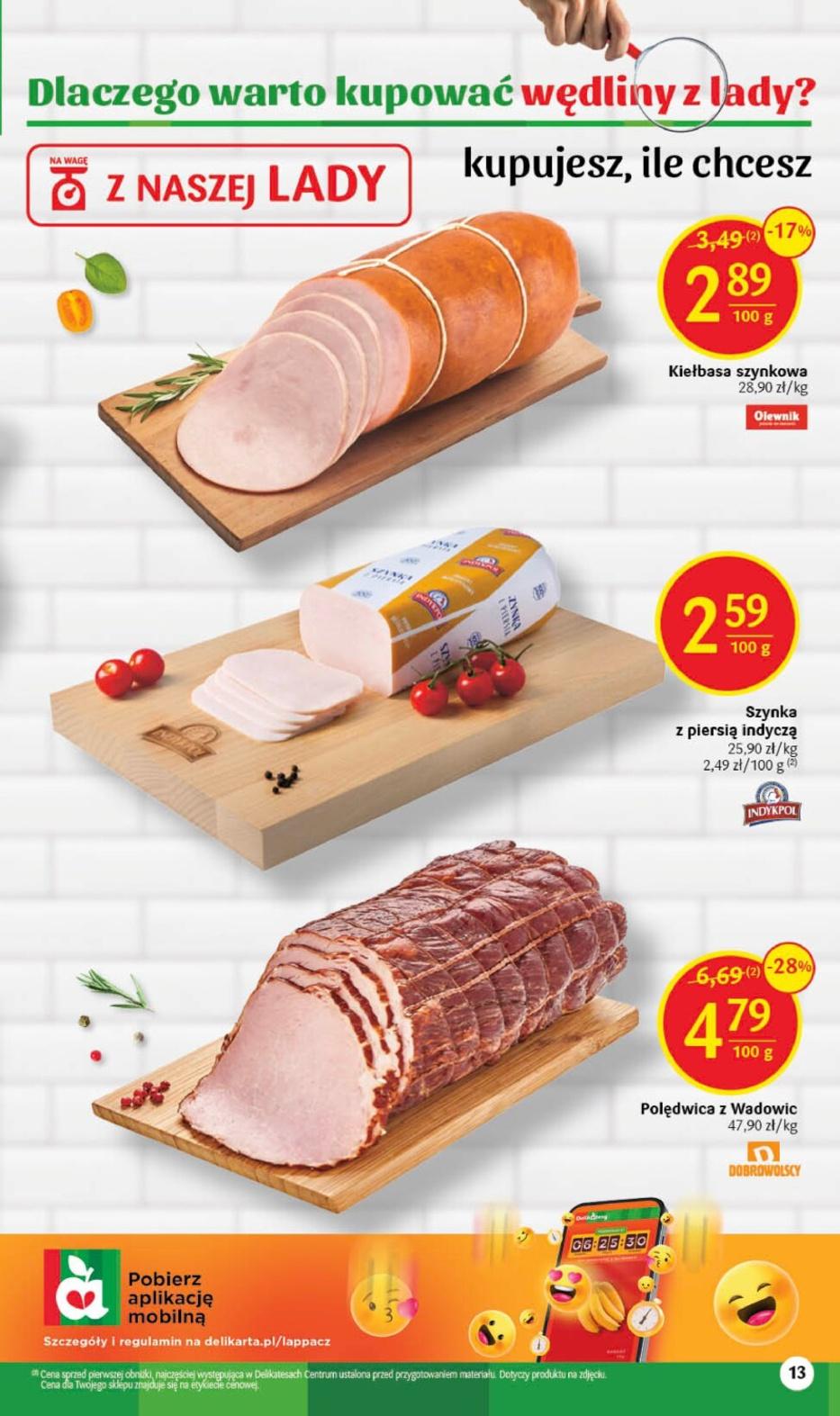 Gazetka promocyjna Delikatesy Centrum str. 13