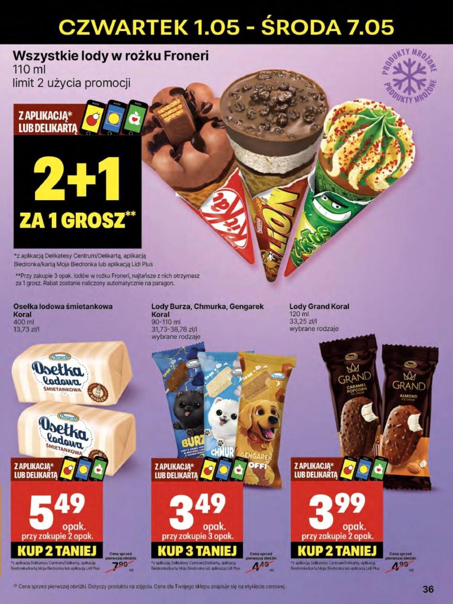 Gazetka promocyjna Delikatesy Centrum str. 36