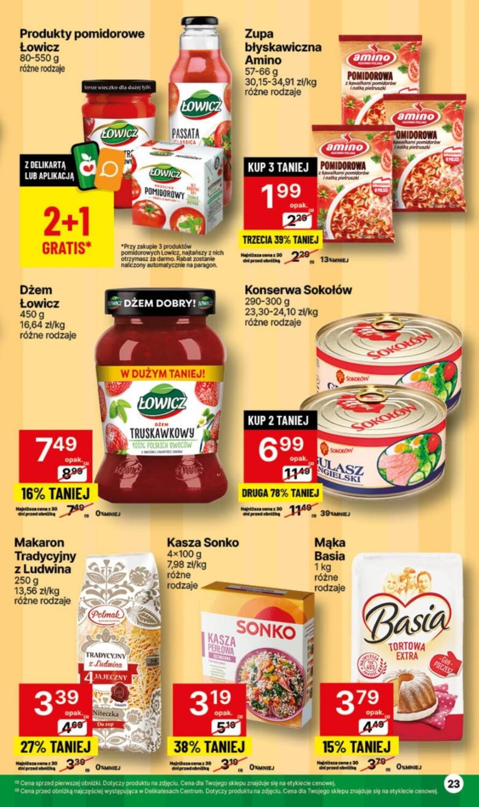 Gazetka promocyjna Delikatesy Centrum str. 23