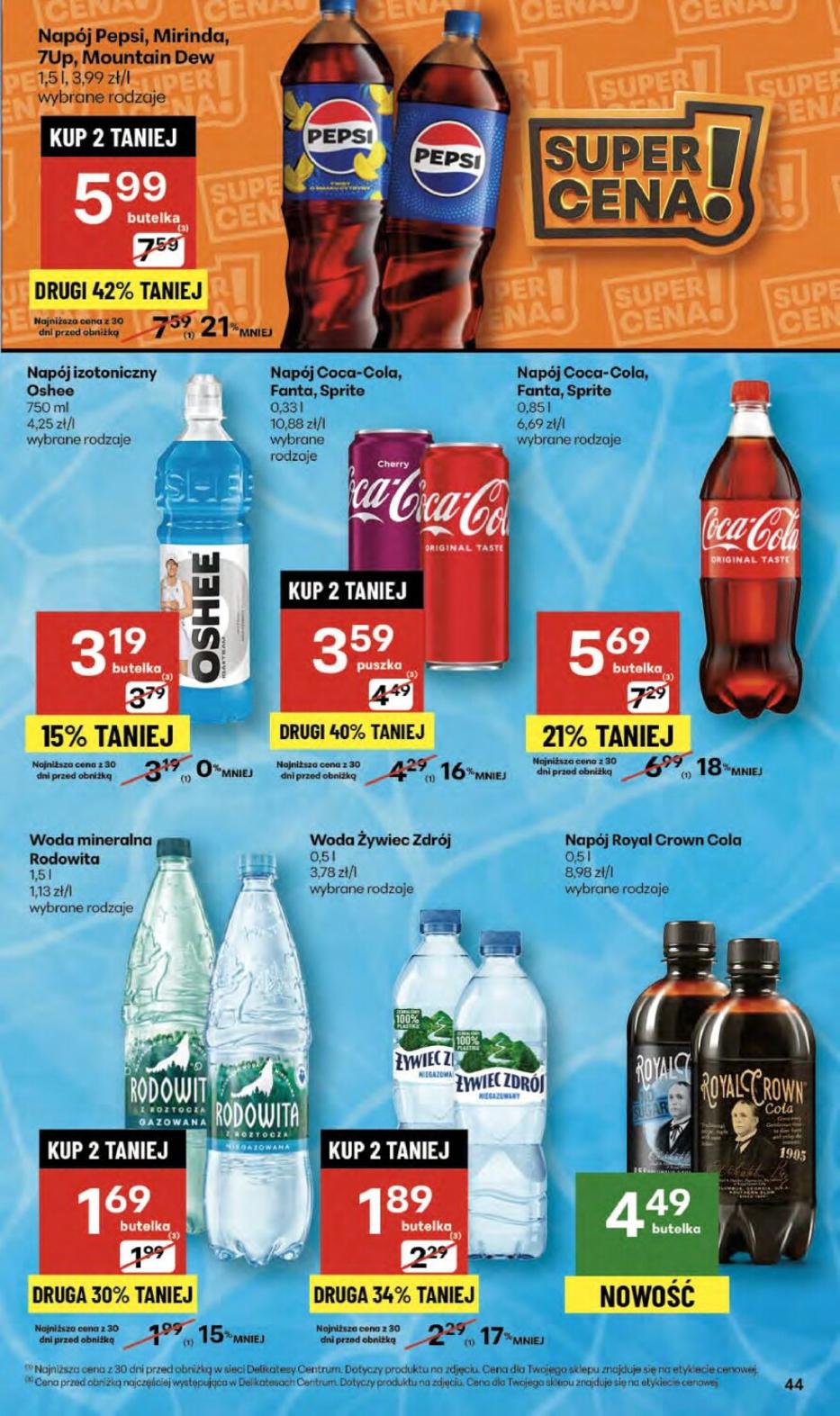 Gazetka promocyjna Delikatesy Centrum str. 44