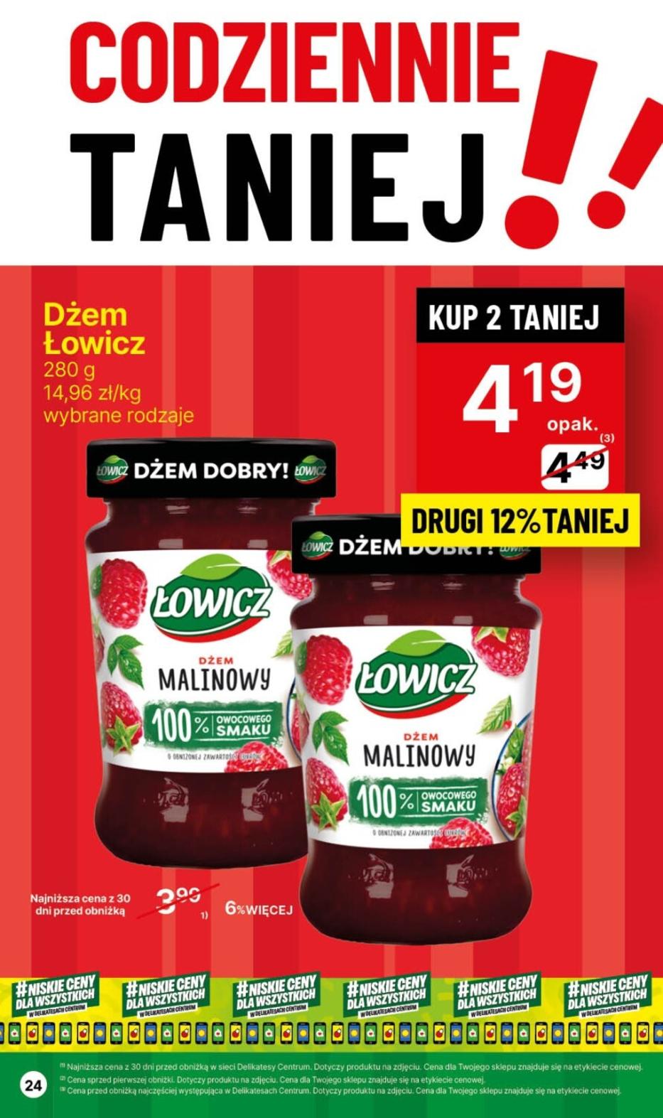 Gazetka promocyjna Delikatesy Centrum str. 24