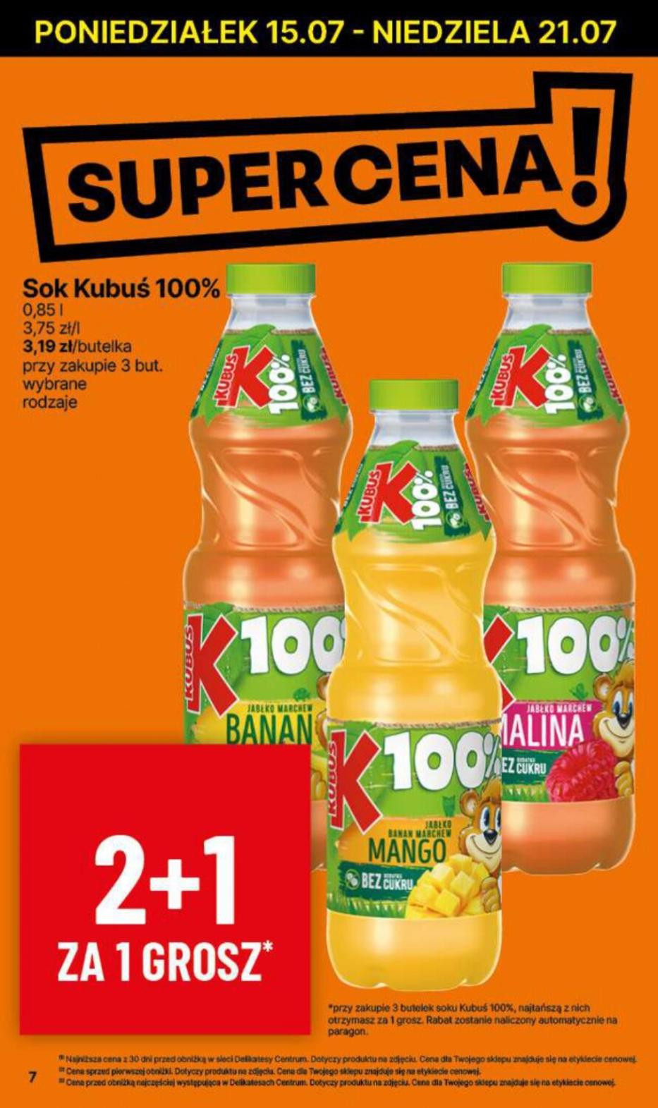 Gazetka promocyjna Delikatesy Centrum str. 7