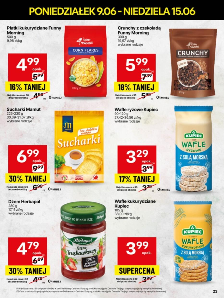 Gazetka promocyjna Delikatesy Centrum str. 23