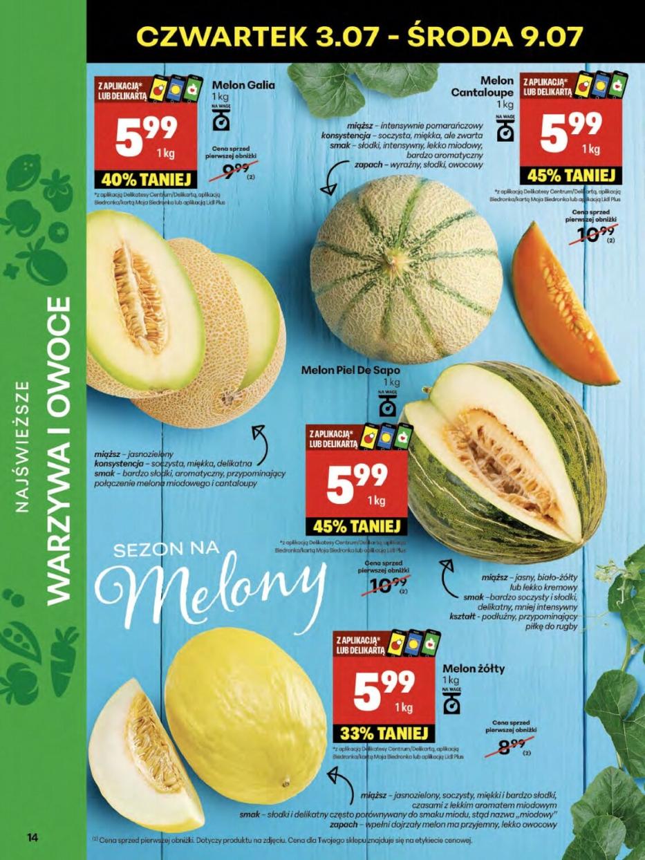 Gazetka promocyjna Delikatesy Centrum str. 14