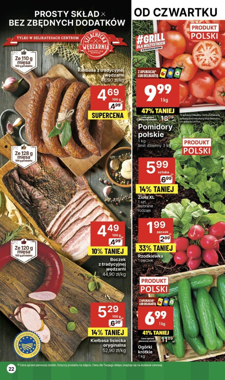 Gazetka promocyjna Delikatesy Centrum str. 22