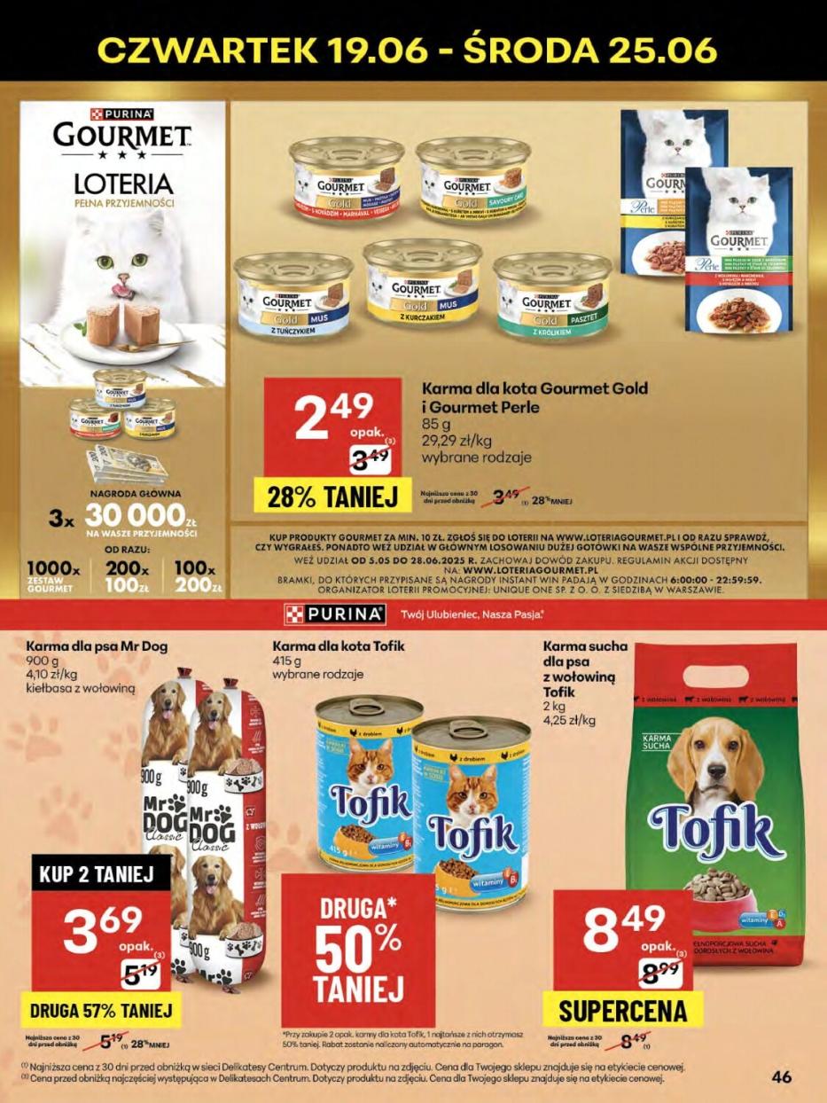 Gazetka promocyjna Delikatesy Centrum str. 46