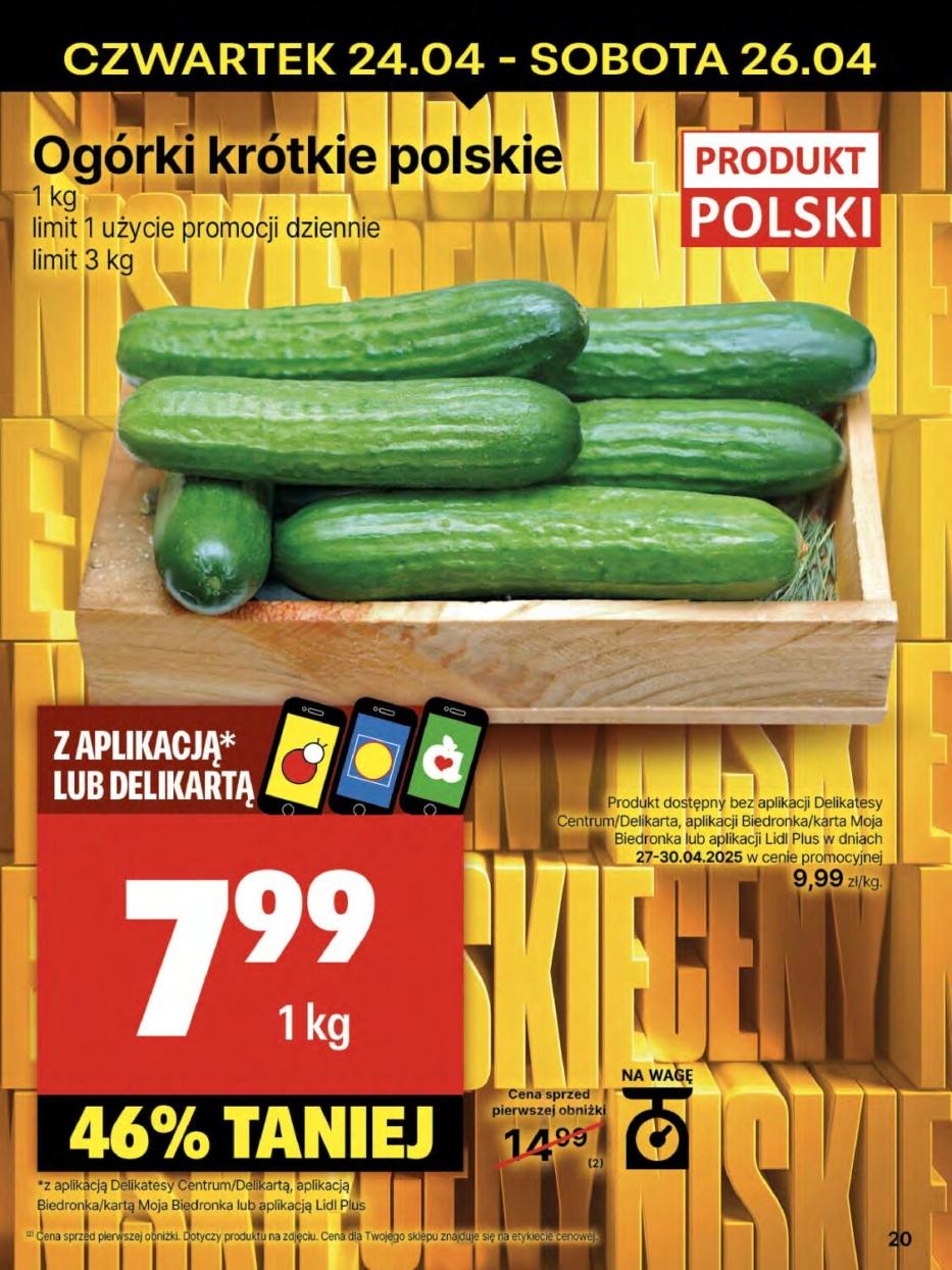 Gazetka promocyjna Delikatesy Centrum str. 20