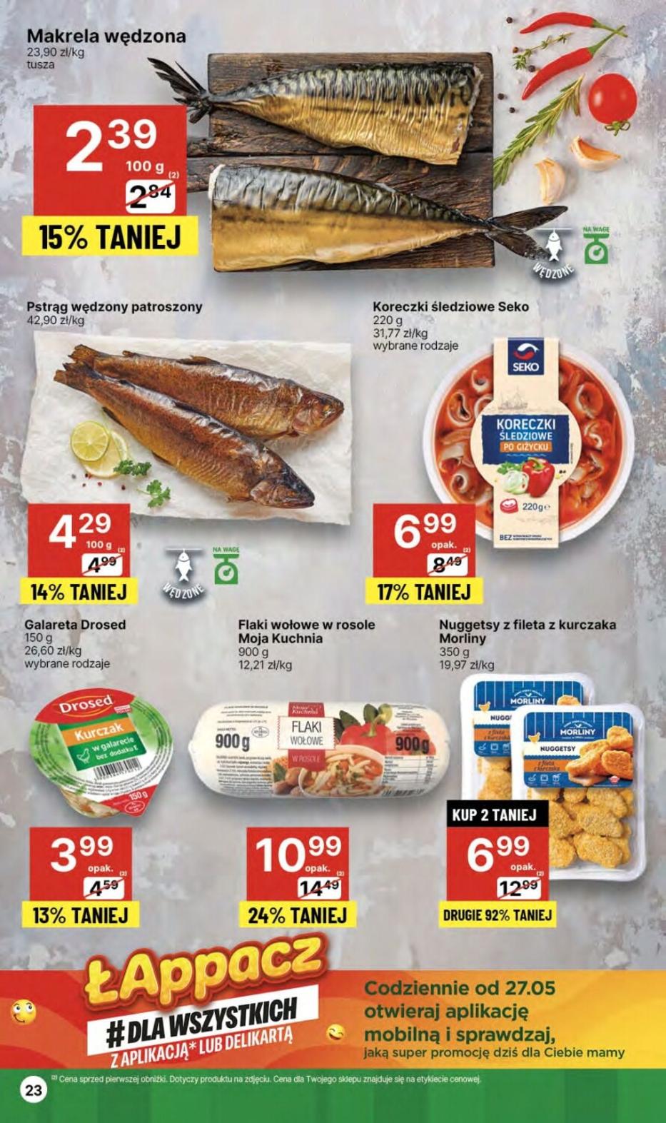 Gazetka promocyjna Delikatesy Centrum str. 23