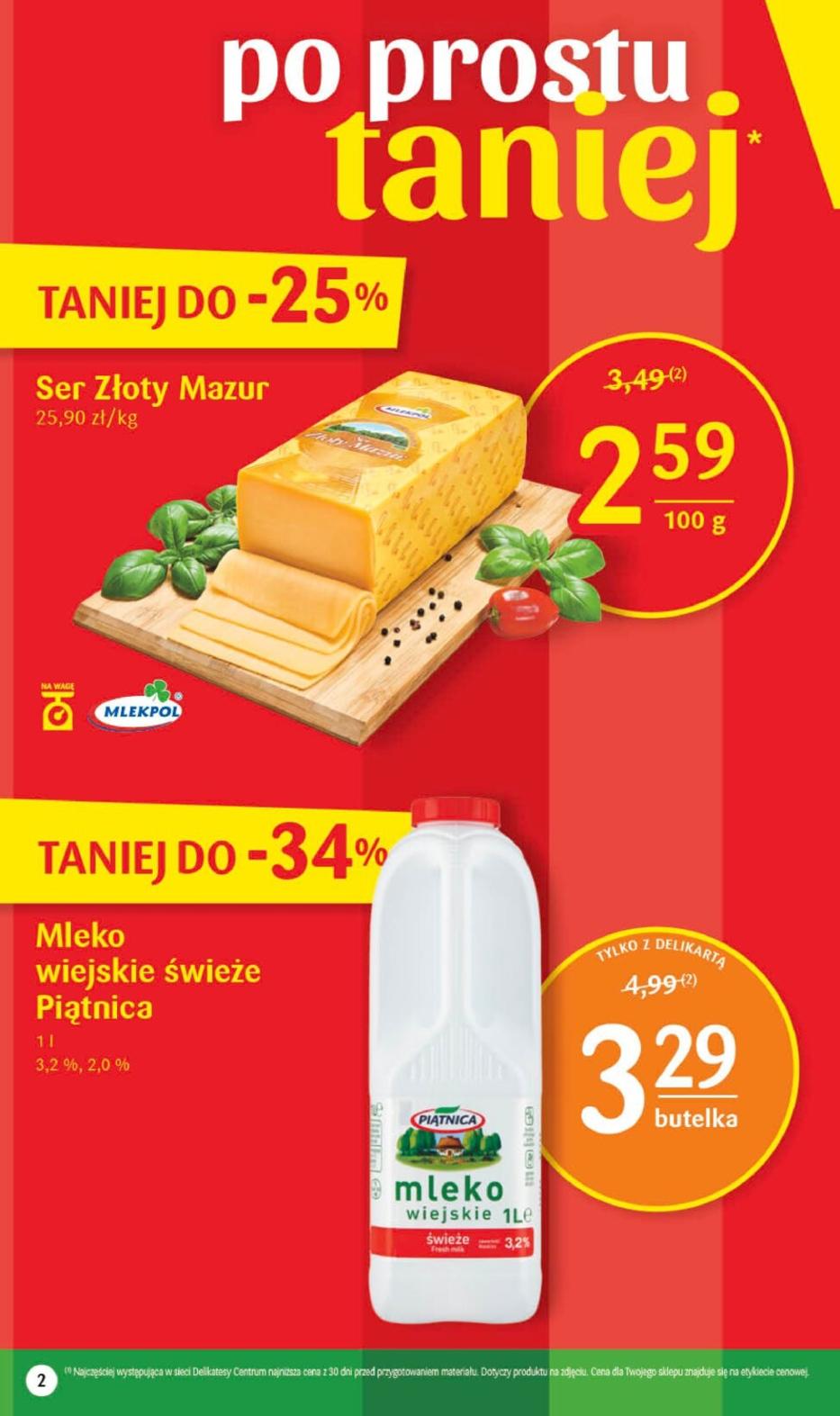 Gazetka promocyjna Delikatesy Centrum str. 2