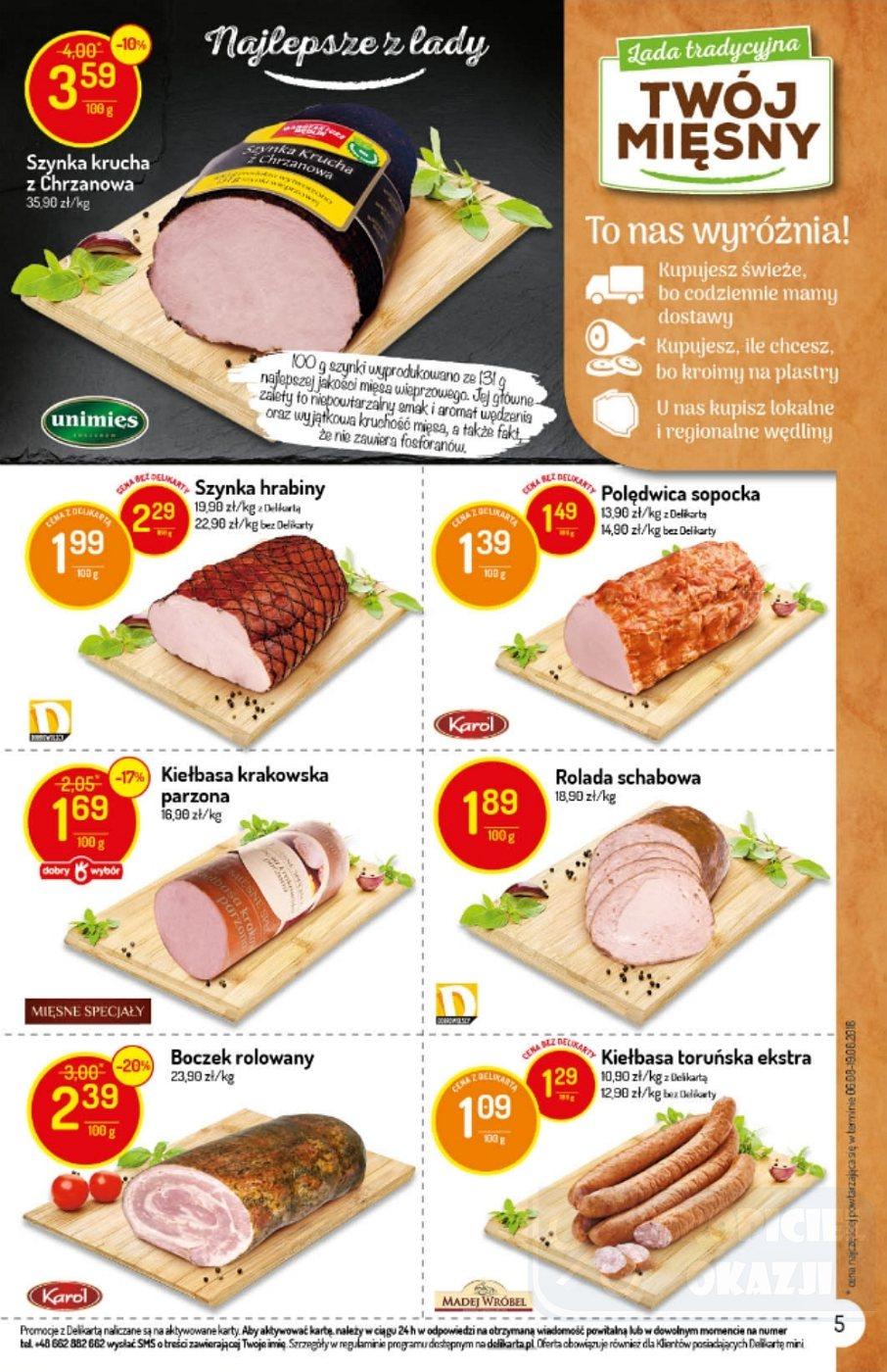 Gazetka promocyjna Delikatesy Centrum str. 5