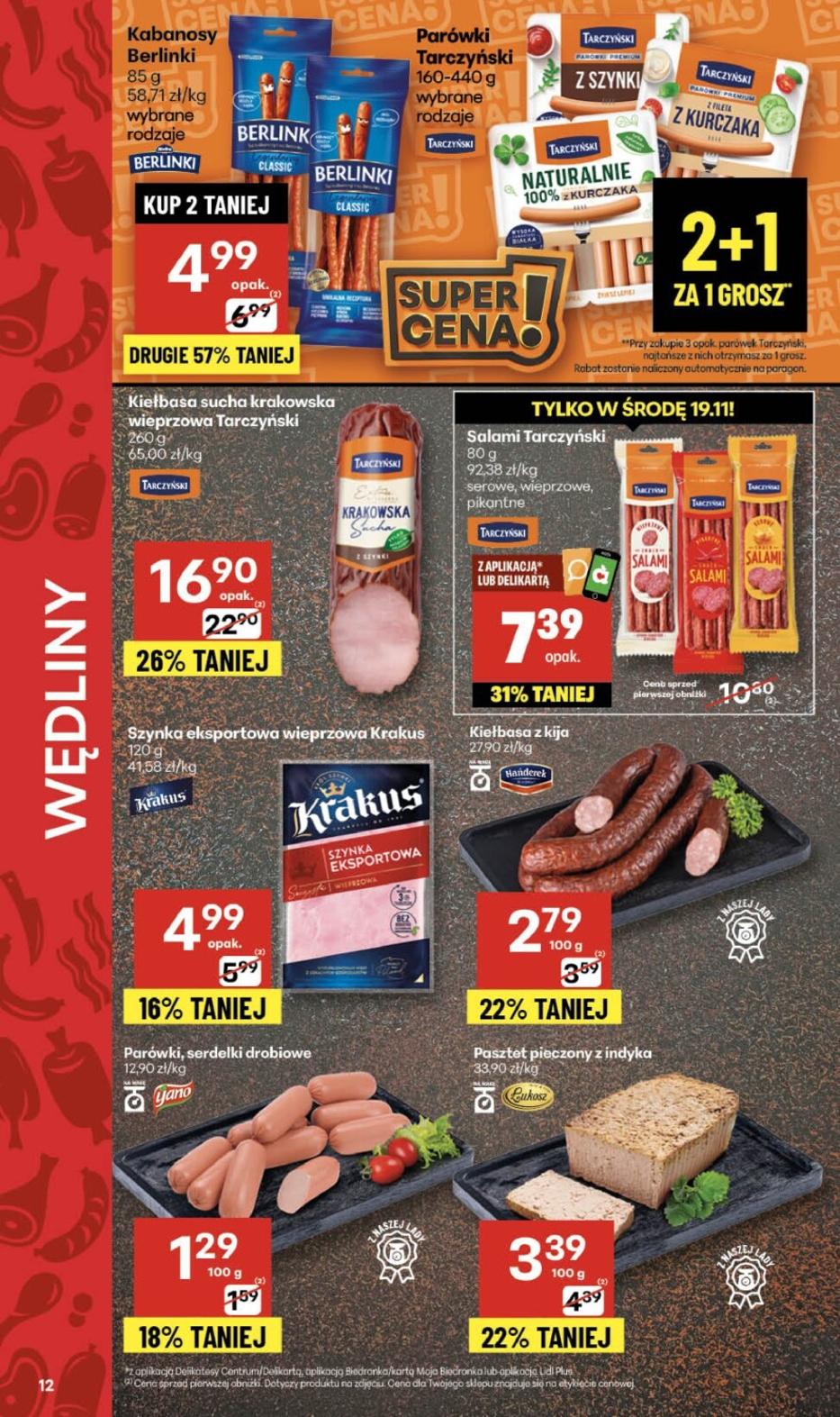 Gazetka promocyjna Delikatesy Centrum str. 12
