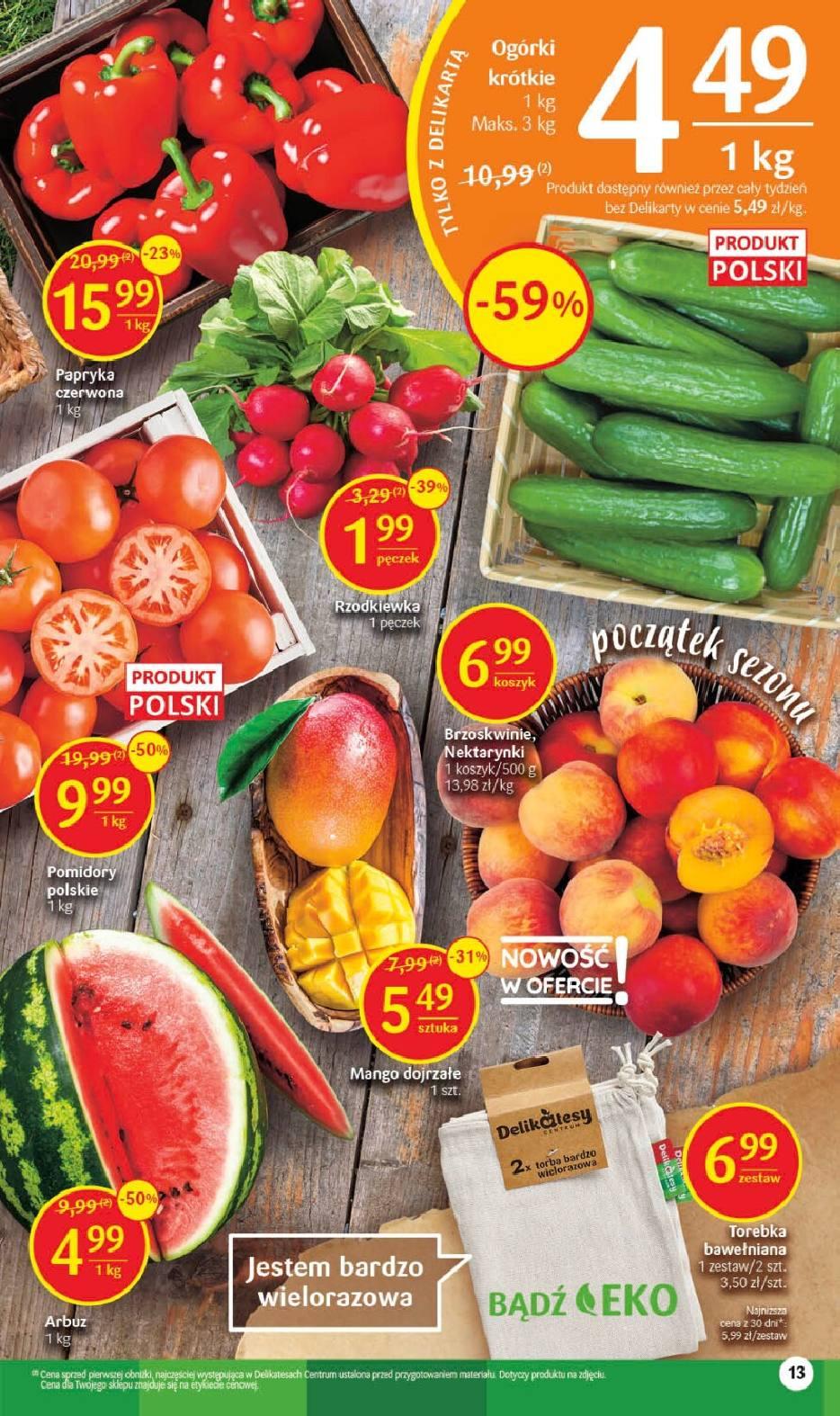 Gazetka promocyjna Delikatesy Centrum str. 13