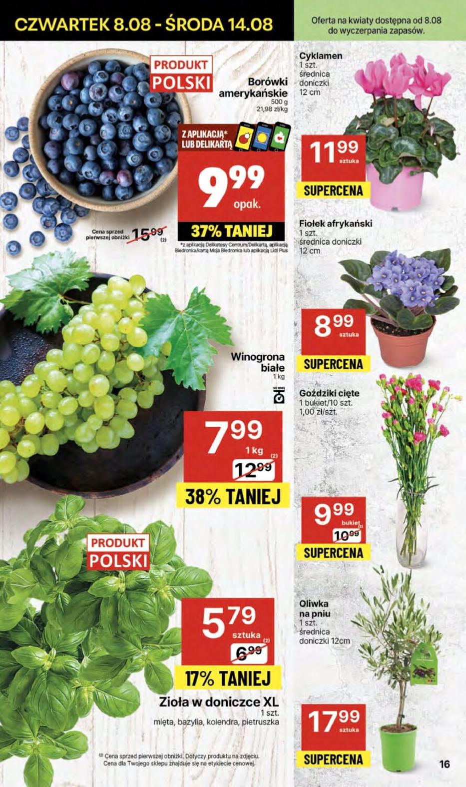 Gazetka promocyjna Delikatesy Centrum str. 16