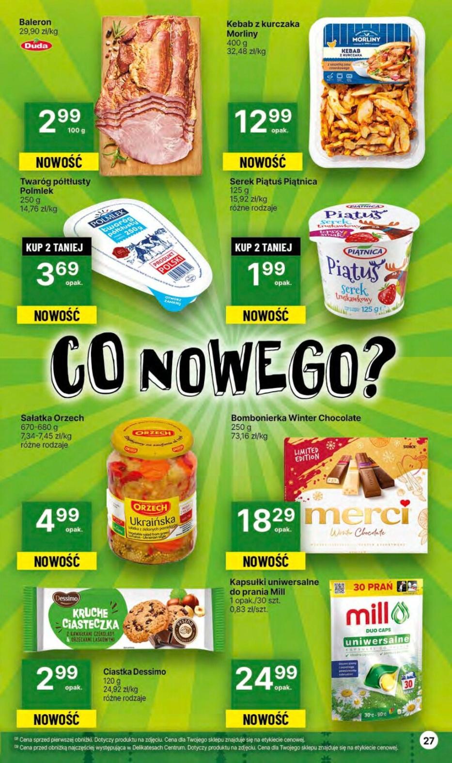 Gazetka promocyjna Delikatesy Centrum str. 27