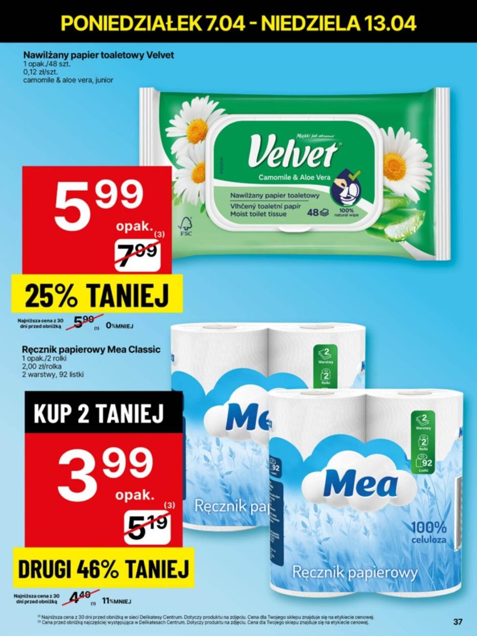 Gazetka promocyjna Delikatesy Centrum str. 37