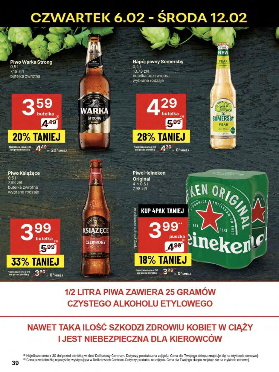 Gazetka promocyjna Delikatesy Centrum str. 39