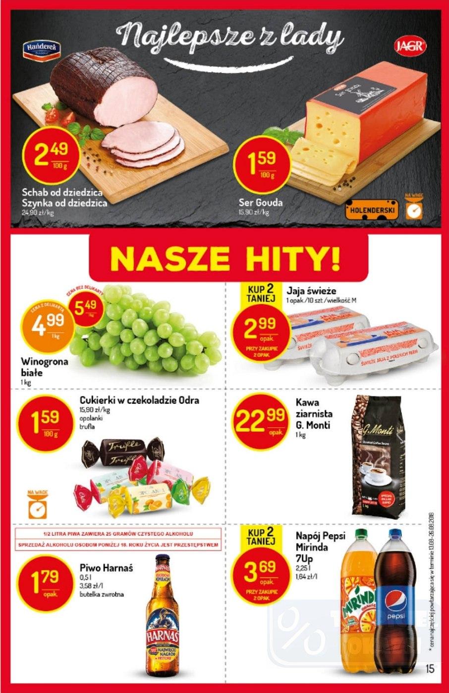 Gazetka promocyjna Delikatesy Centrum str. 15