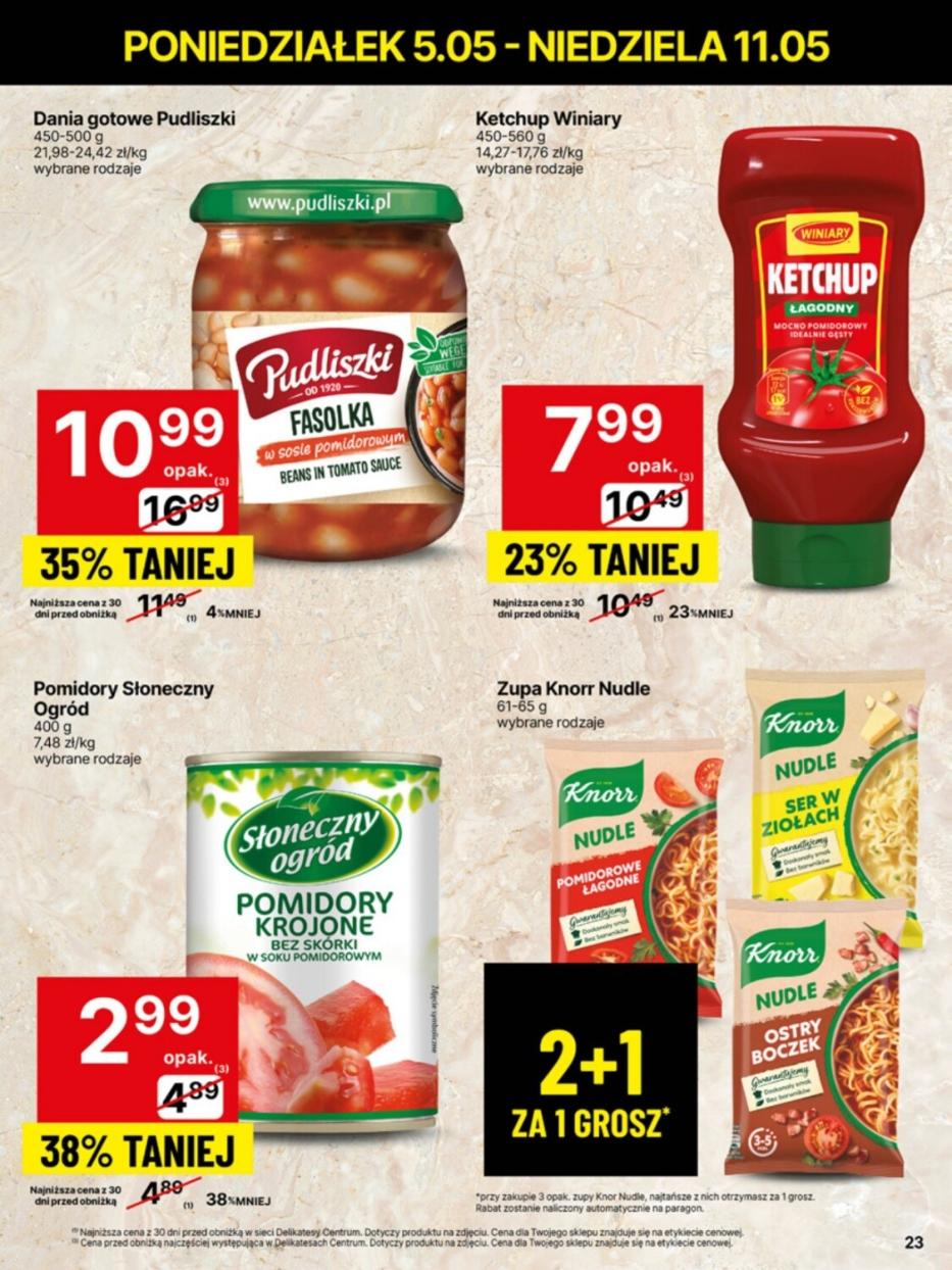 Gazetka promocyjna Delikatesy Centrum str. 23