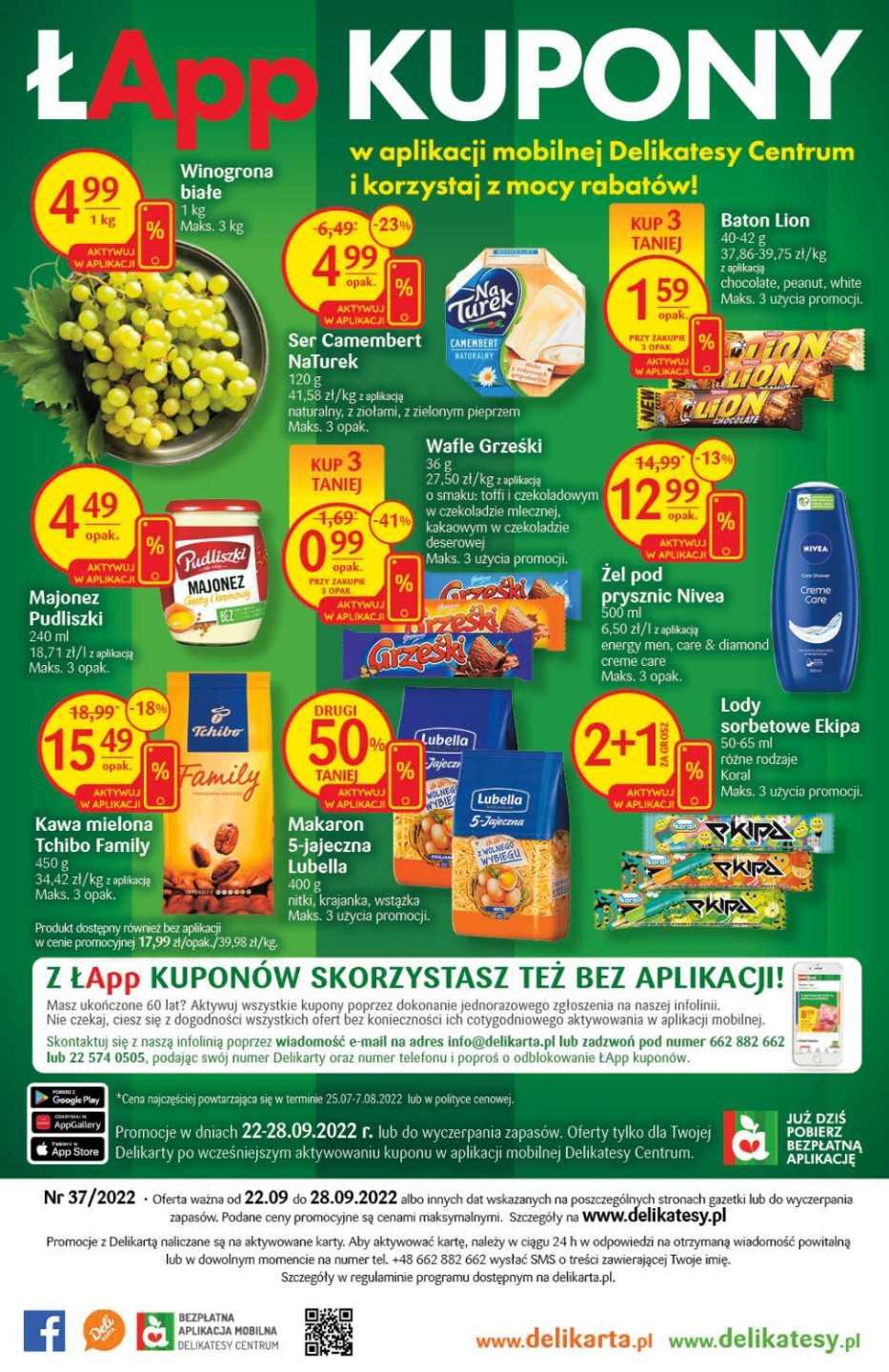 Gazetka promocyjna Delikatesy Centrum str. 36