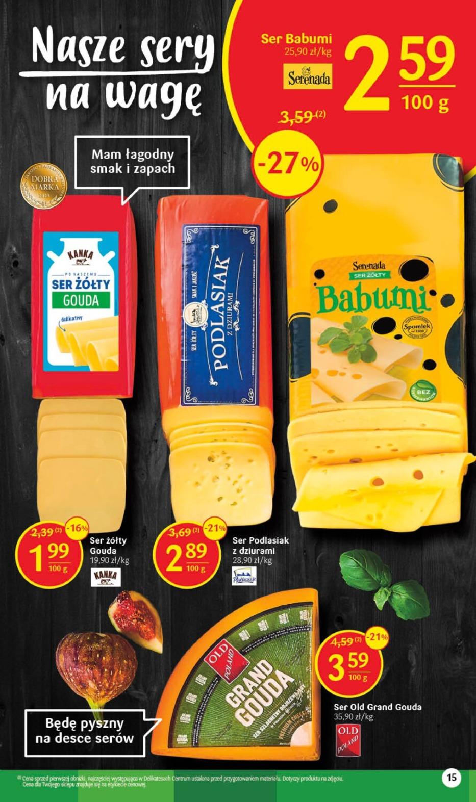 Gazetka promocyjna Delikatesy Centrum str. 15