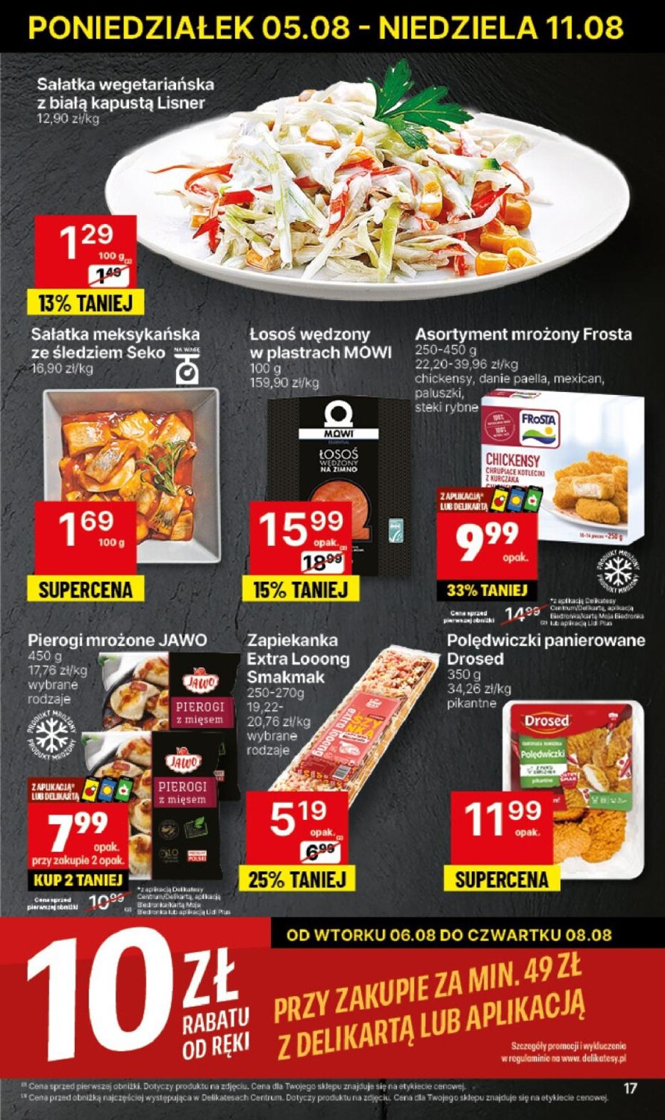Gazetka promocyjna Delikatesy Centrum str. 17