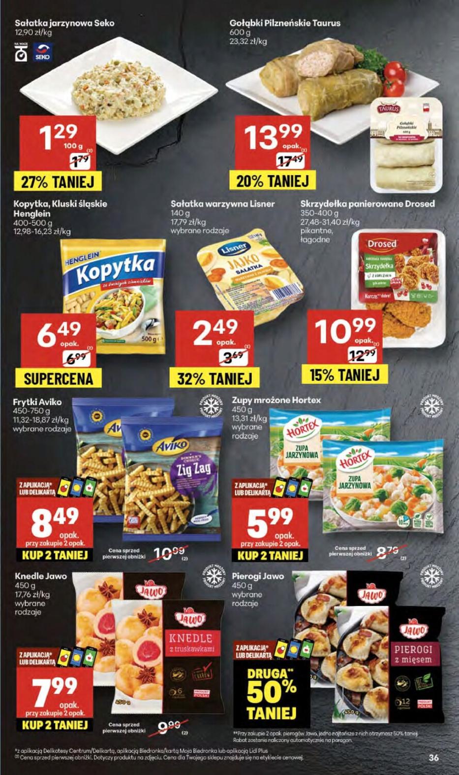 Gazetka promocyjna Delikatesy Centrum str. 36