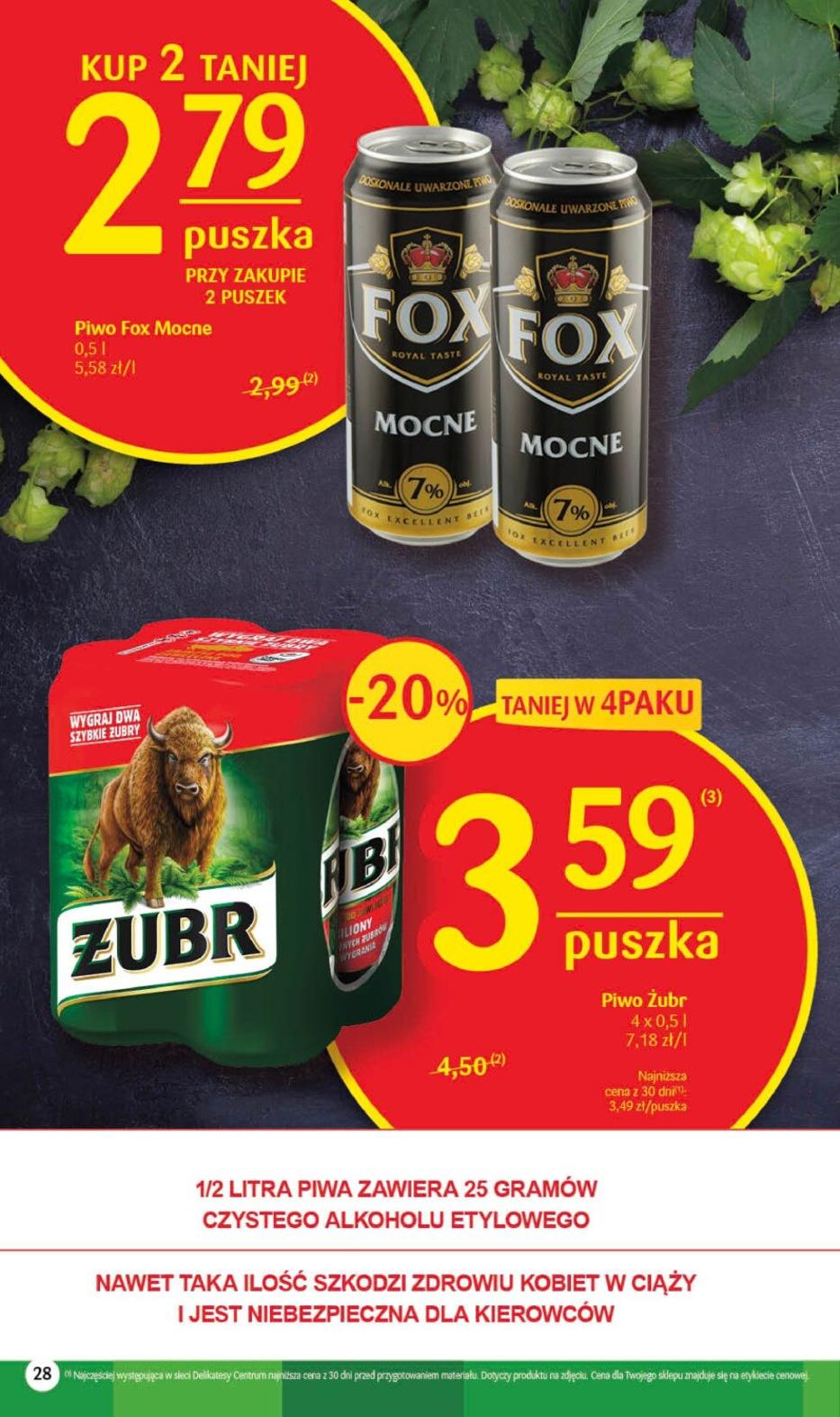 Gazetka promocyjna Delikatesy Centrum str. 28
