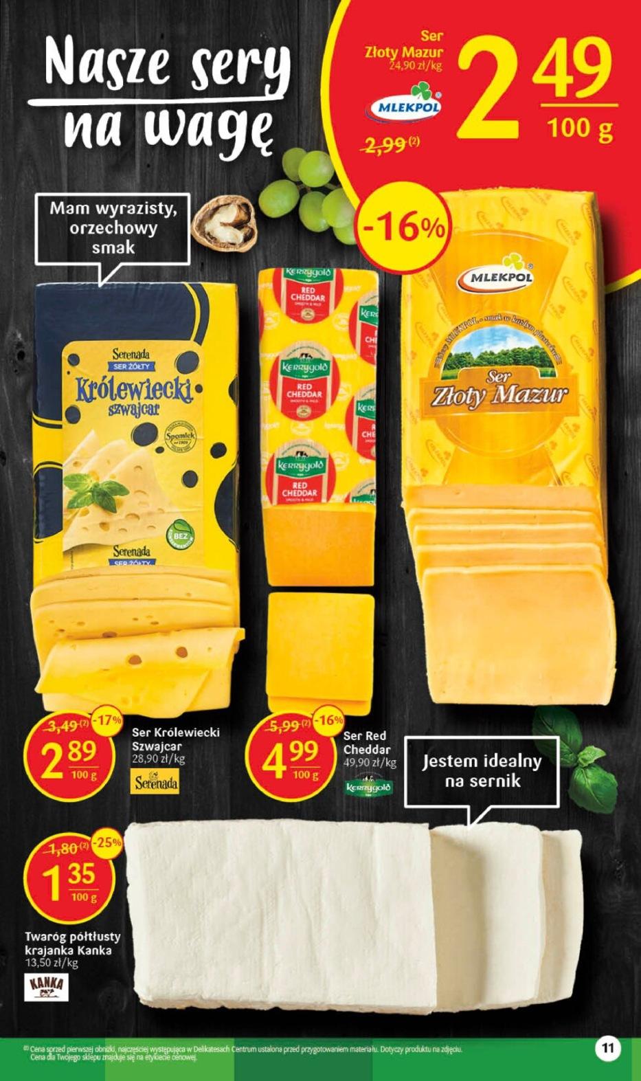Gazetka promocyjna Delikatesy Centrum str. 11