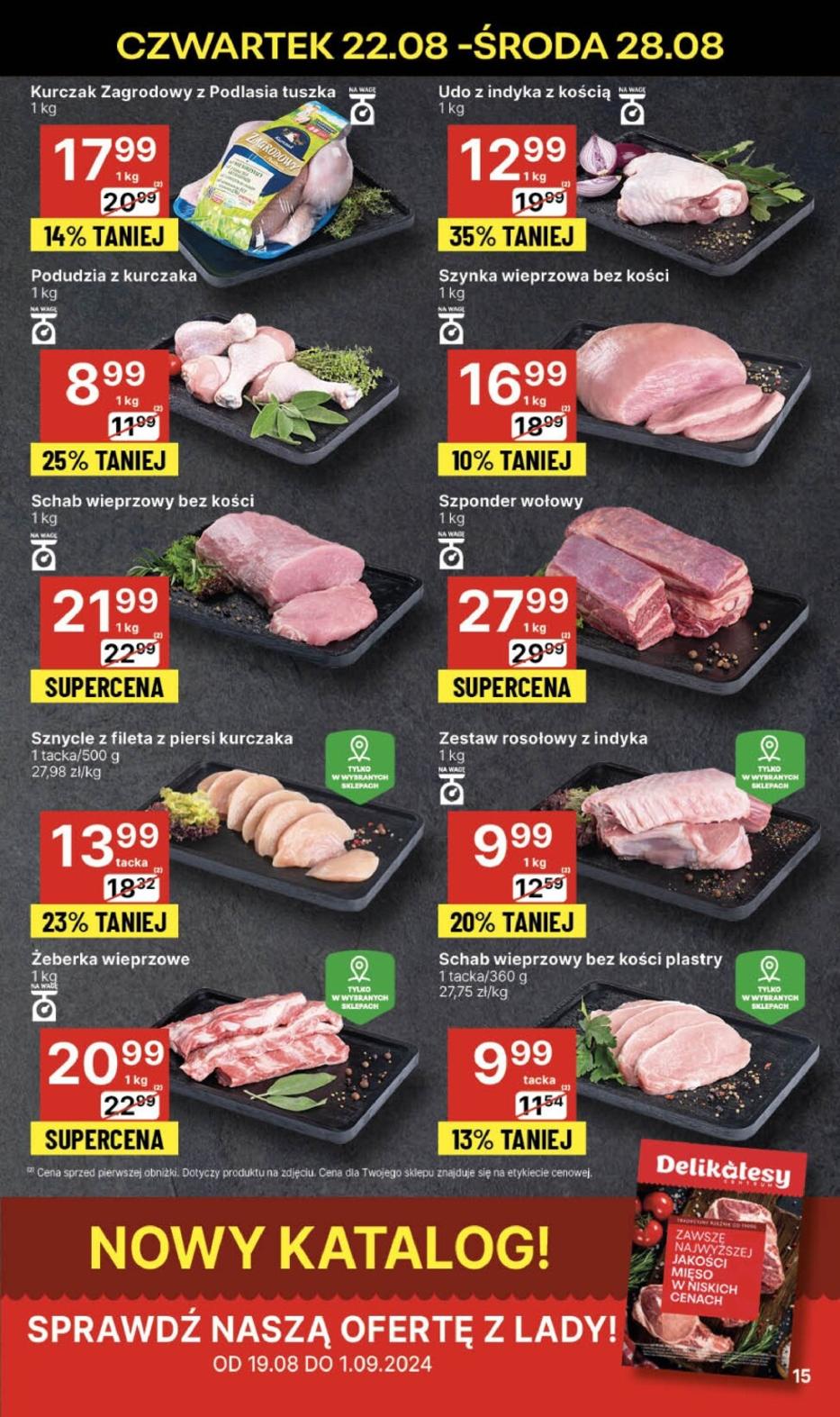Gazetka promocyjna Delikatesy Centrum str. 15