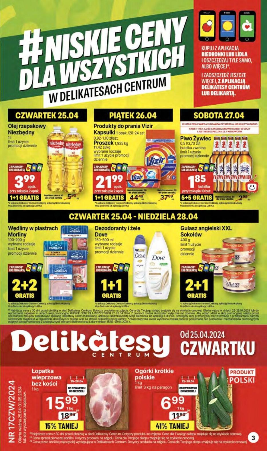 Gazetka promocyjna Delikatesy Centrum str. 3