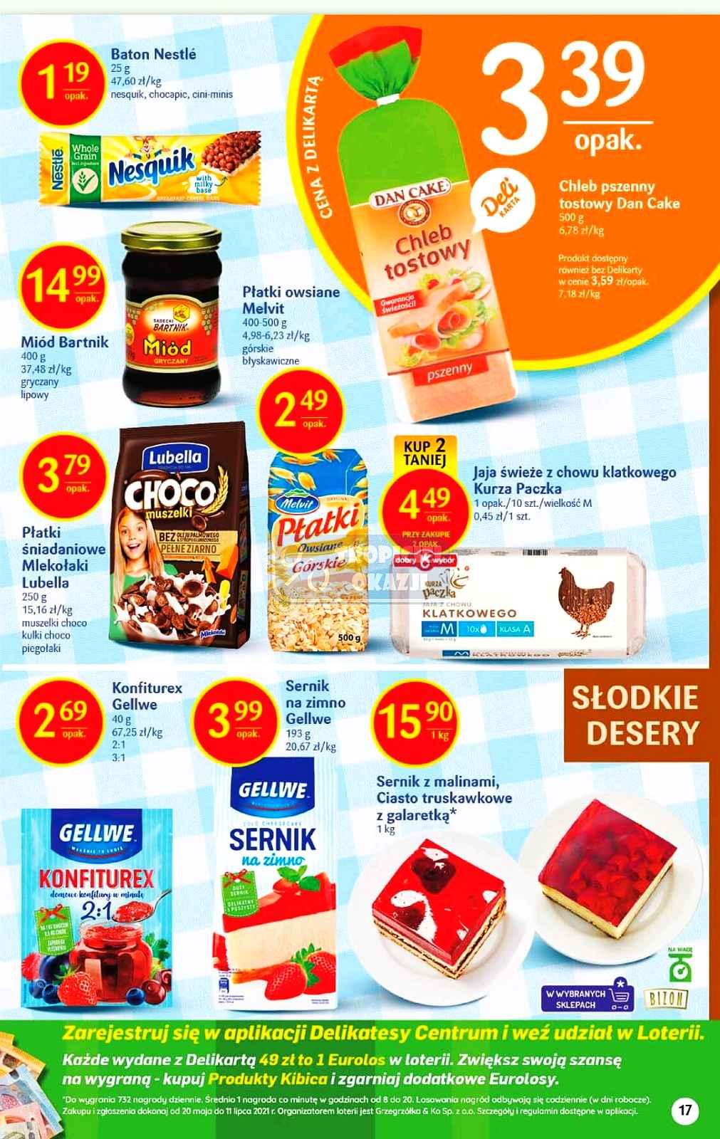 Gazetka promocyjna Delikatesy Centrum str. 17