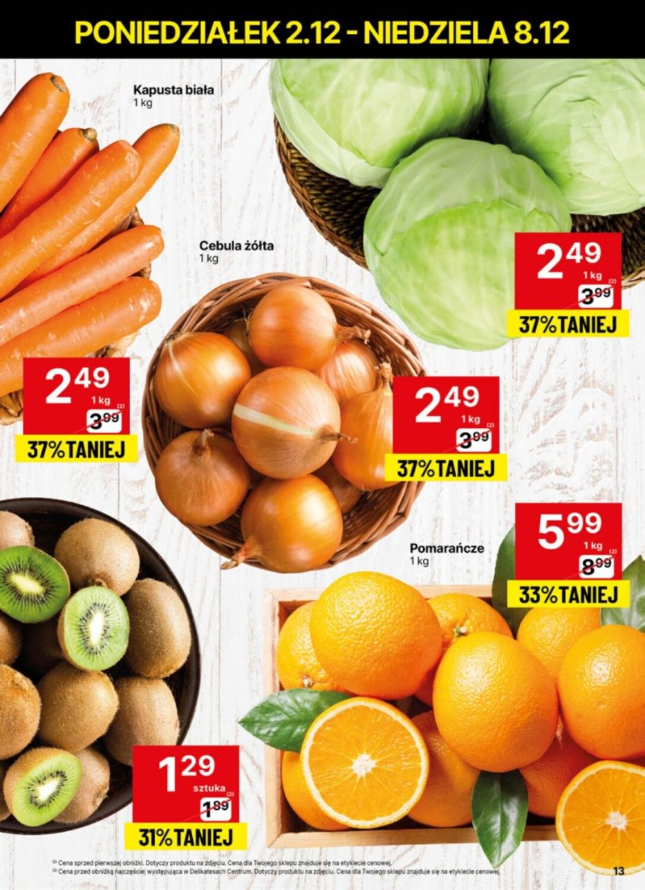 Gazetka promocyjna Delikatesy Centrum str. 13