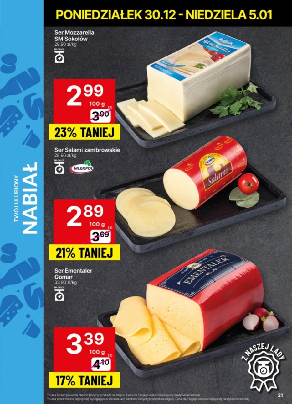 Gazetka promocyjna Delikatesy Centrum str. 21