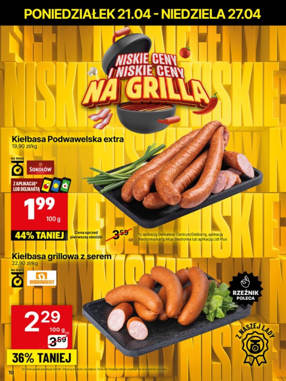 Gazetka promocyjna Delikatesy Centrum str. 10