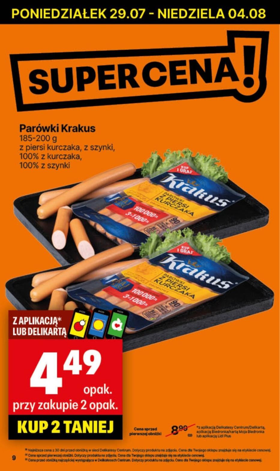 Gazetka promocyjna Delikatesy Centrum str. 9