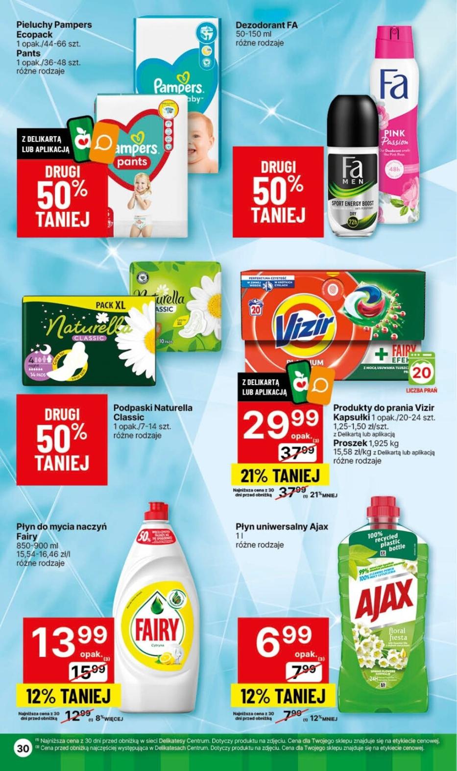 Gazetka promocyjna Delikatesy Centrum str. 30