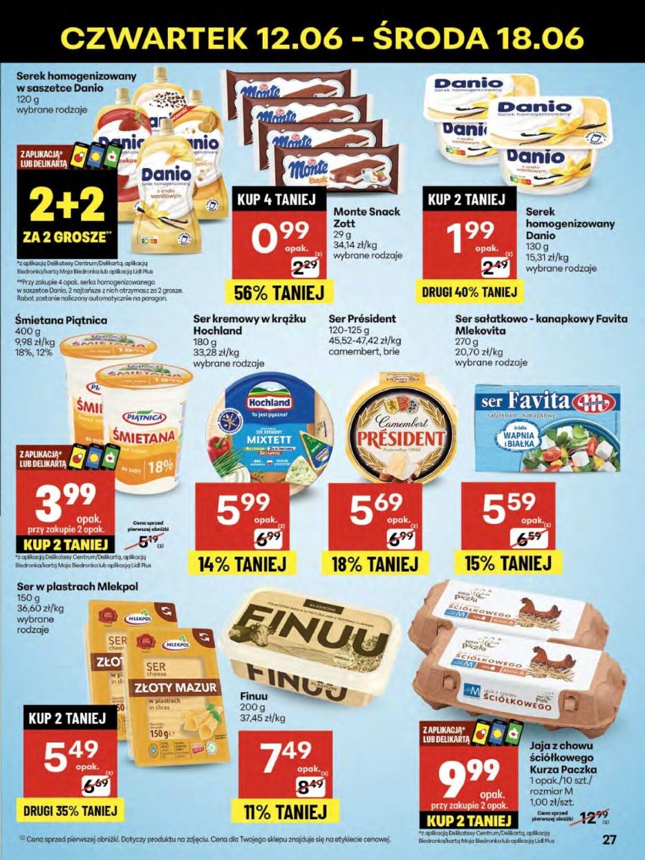 Gazetka promocyjna Delikatesy Centrum str. 27