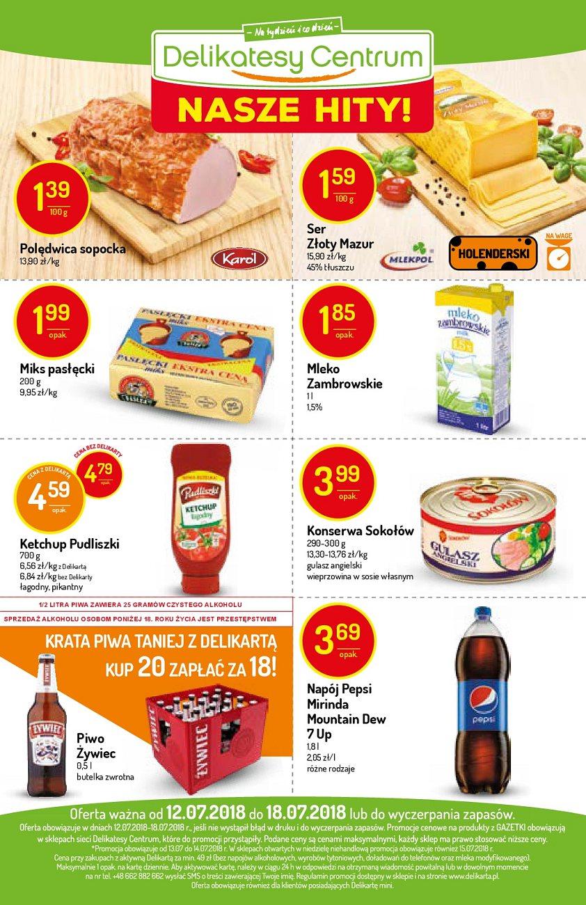Gazetka promocyjna Delikatesy Centrum str. 20