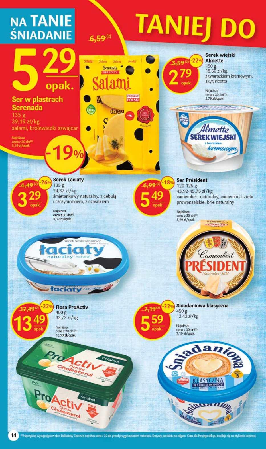 Gazetka promocyjna Delikatesy Centrum str. 14