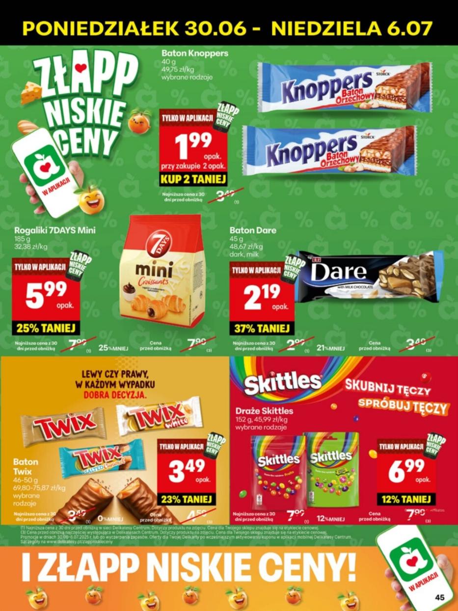 Gazetka promocyjna Delikatesy Centrum str. 45