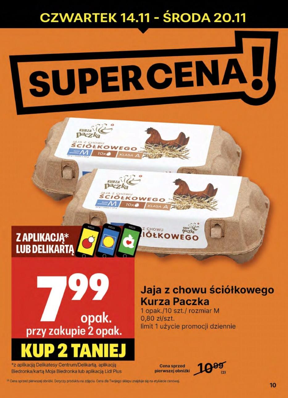 Gazetka promocyjna Delikatesy Centrum str. 10