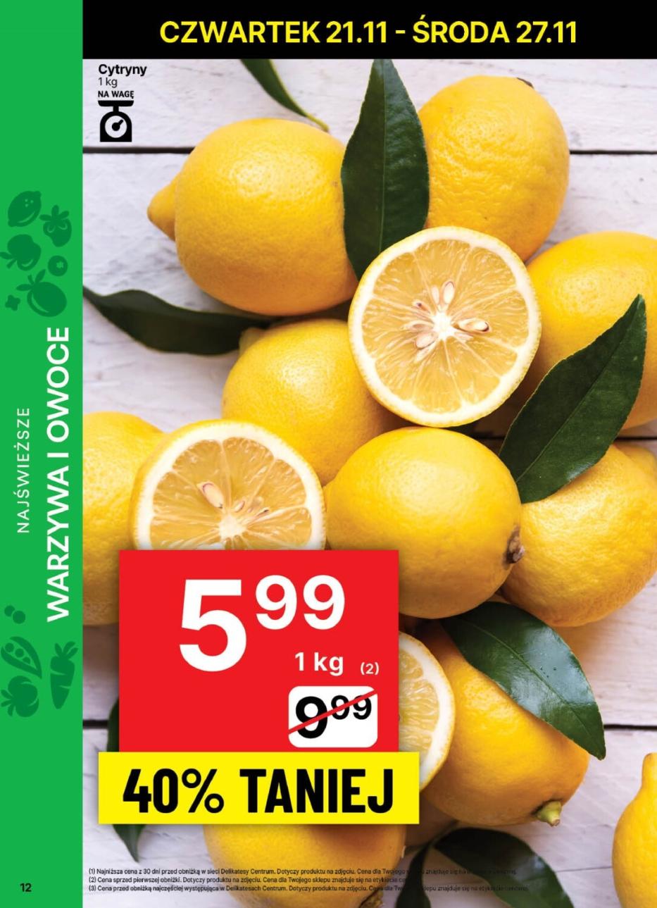 Gazetka promocyjna Delikatesy Centrum str. 12