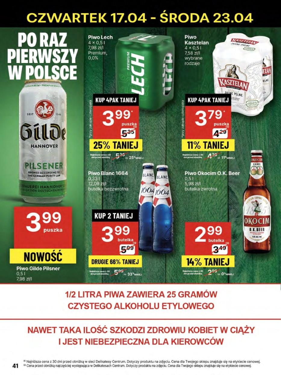 Gazetka promocyjna Delikatesy Centrum str. 41