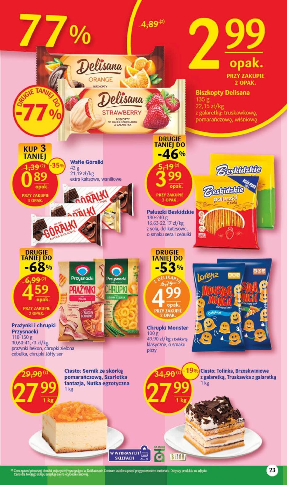 Gazetka promocyjna Delikatesy Centrum str. 23