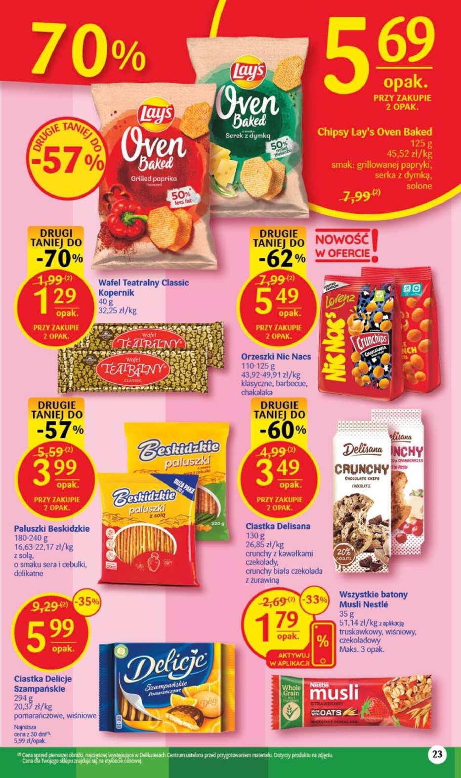 Gazetka promocyjna Delikatesy Centrum str. 23