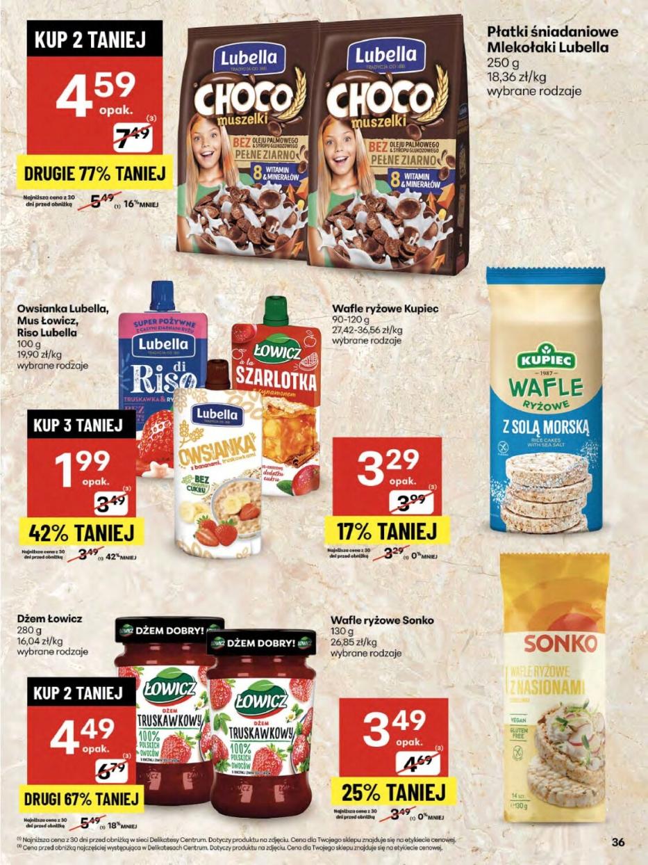 Gazetka promocyjna Delikatesy Centrum str. 36
