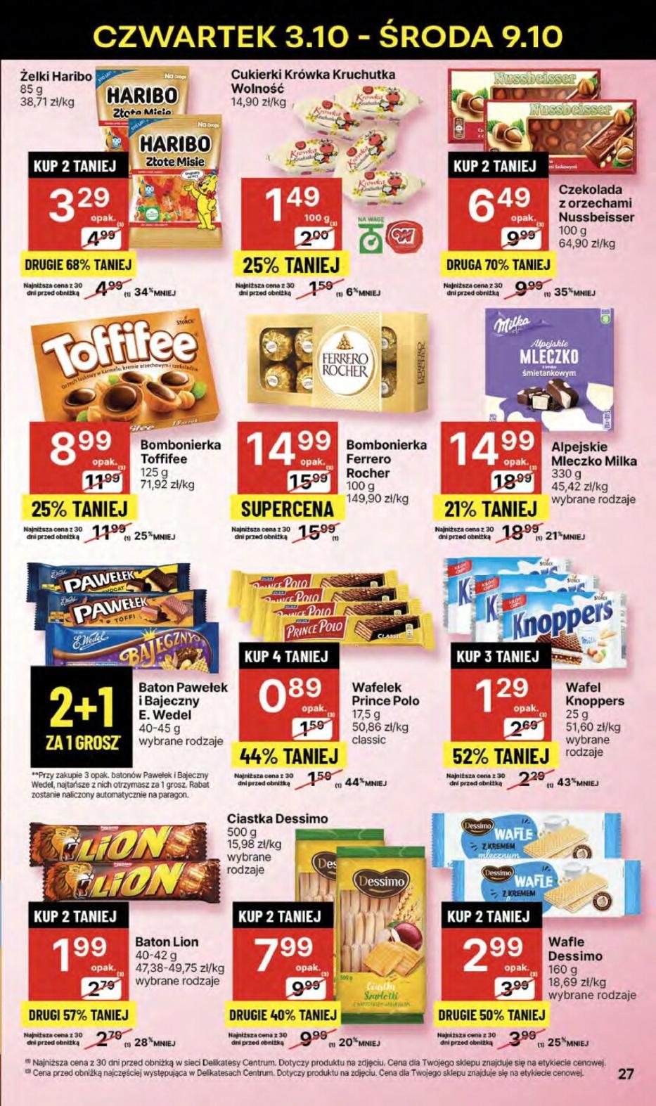Gazetka promocyjna Delikatesy Centrum str. 27