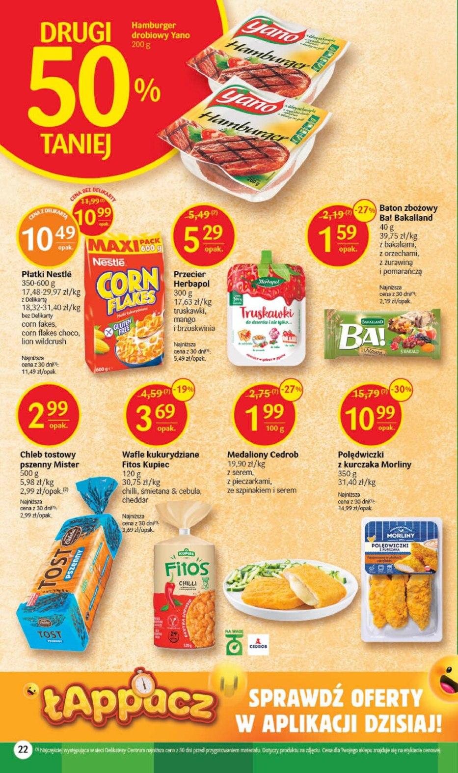 Gazetka promocyjna Delikatesy Centrum str. 22